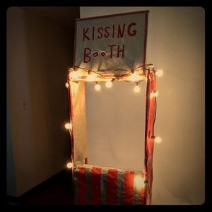 Not for sale! Kissing booth